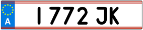 Truck License Plate
